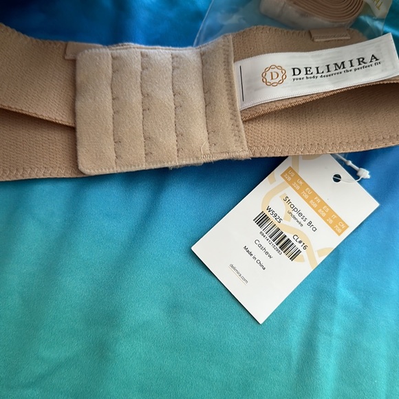 *NWT* Beige Strapless Bra Size 32B - Picture 3 of 4